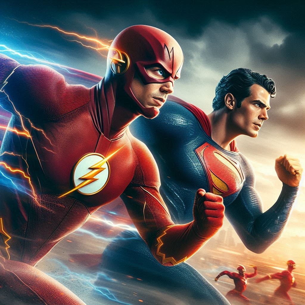 Three Flashes Racing A Race! Flash Vs Superman (11) by JUMPINGARTSSLIDING on DeviantArt