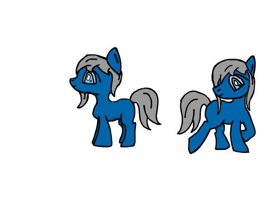 MLP Blue Pony by Silentbaboon on DeviantArt