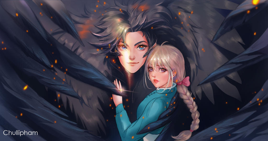 Howl's moving castle-#redrawghiblichallenge by Chullpham on DeviantArt Howl's moving castle-#redrawghiblichallenge by Chullpham on DeviantArt