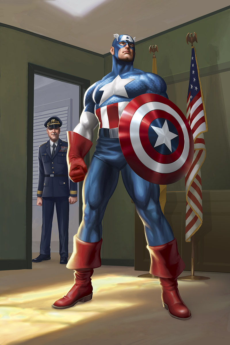 Captain America origin by JPRart