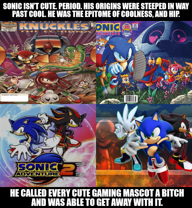 Sonic Isn't cute