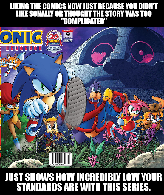 Low Standards with Sonic comics