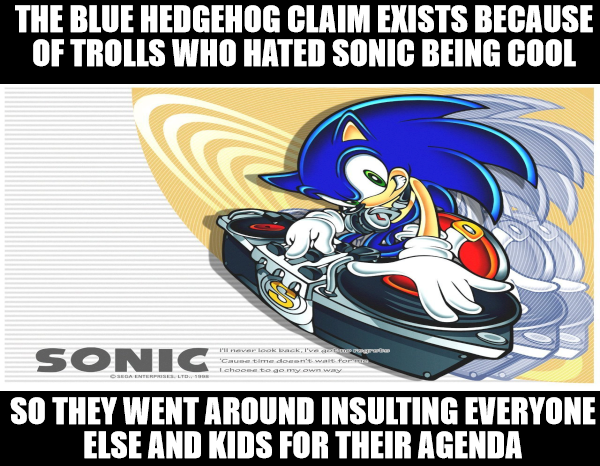 Blue Hedgehog Argument