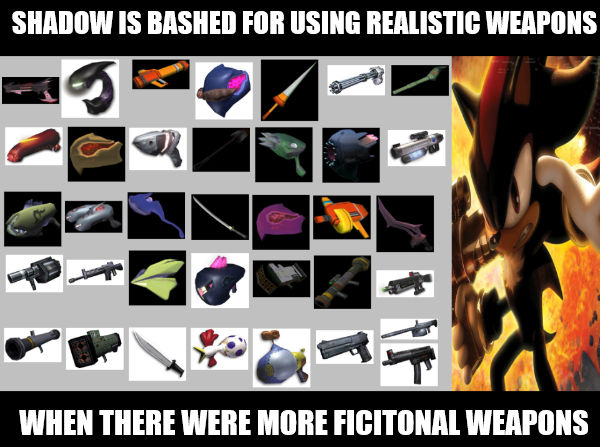 Shadow Weapons by Psyco-The-Frog on DeviantArt