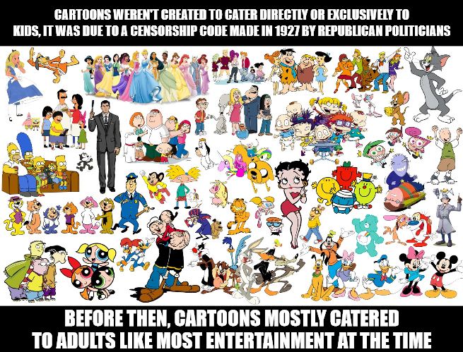 Cartoons were never made for kids by Psyco-The-Frog on DeviantArt