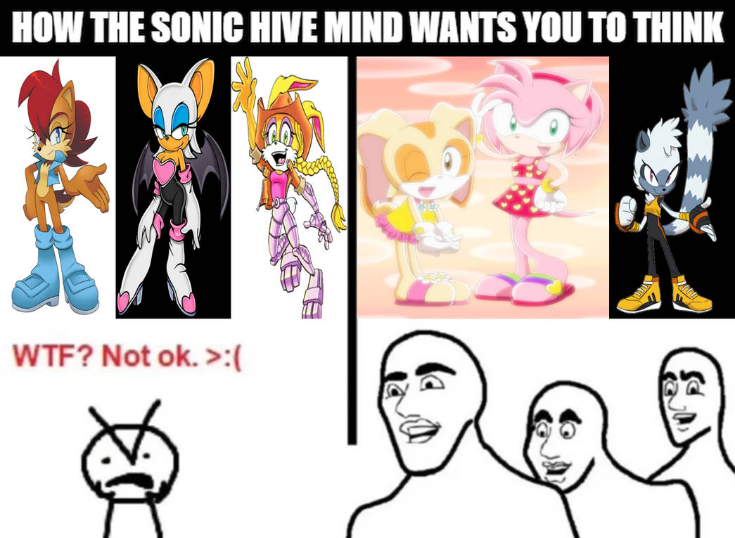 Sonic Hive Mind Girls by Psyco-The-Frog on DeviantArt