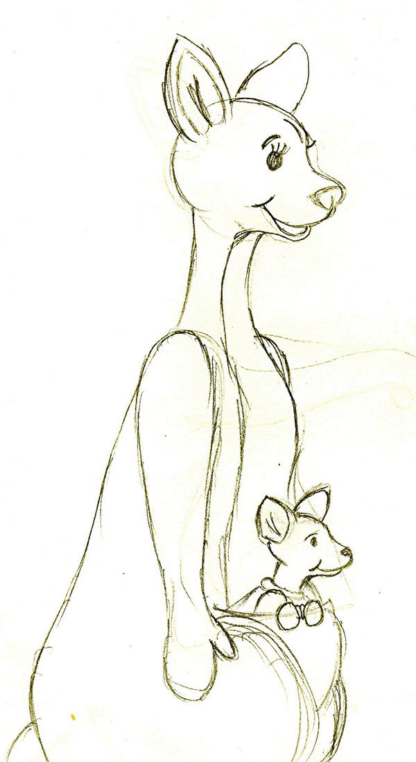 Kanga and Roo by khrysta on DeviantArt