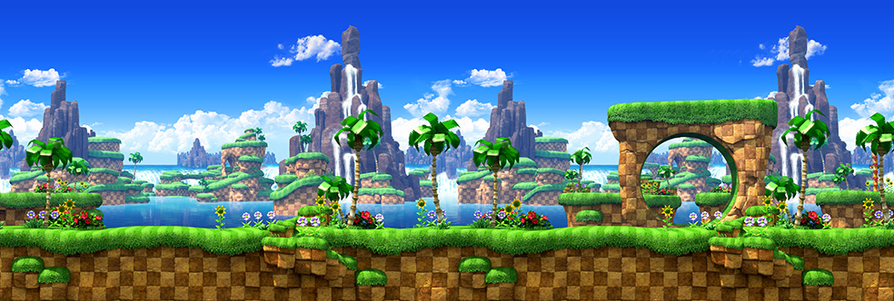 Green hill zone background by sonicmechaomega999 on DeviantArt  Best  background images, Video game backgrounds, Background images