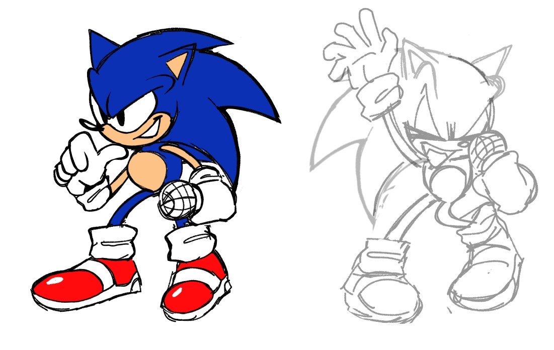 Sonic rapping by SonicInkFan7000 on DeviantArt