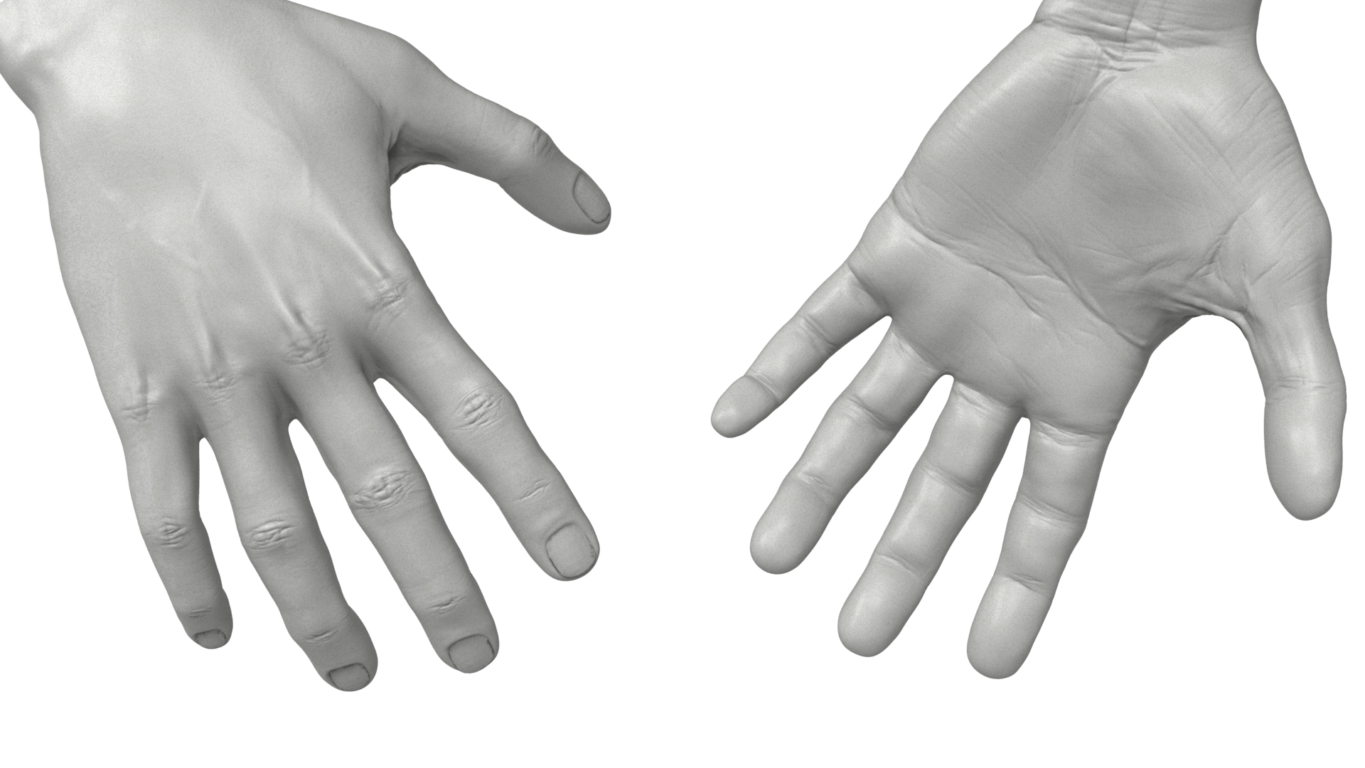 Male hands