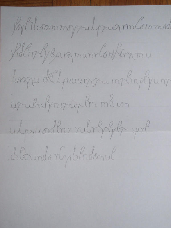 Cursive Romaine Recente by bluesbrothers on DeviantArt