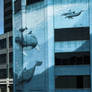 Full Wall Mural...  Blue Whales n Dolphins