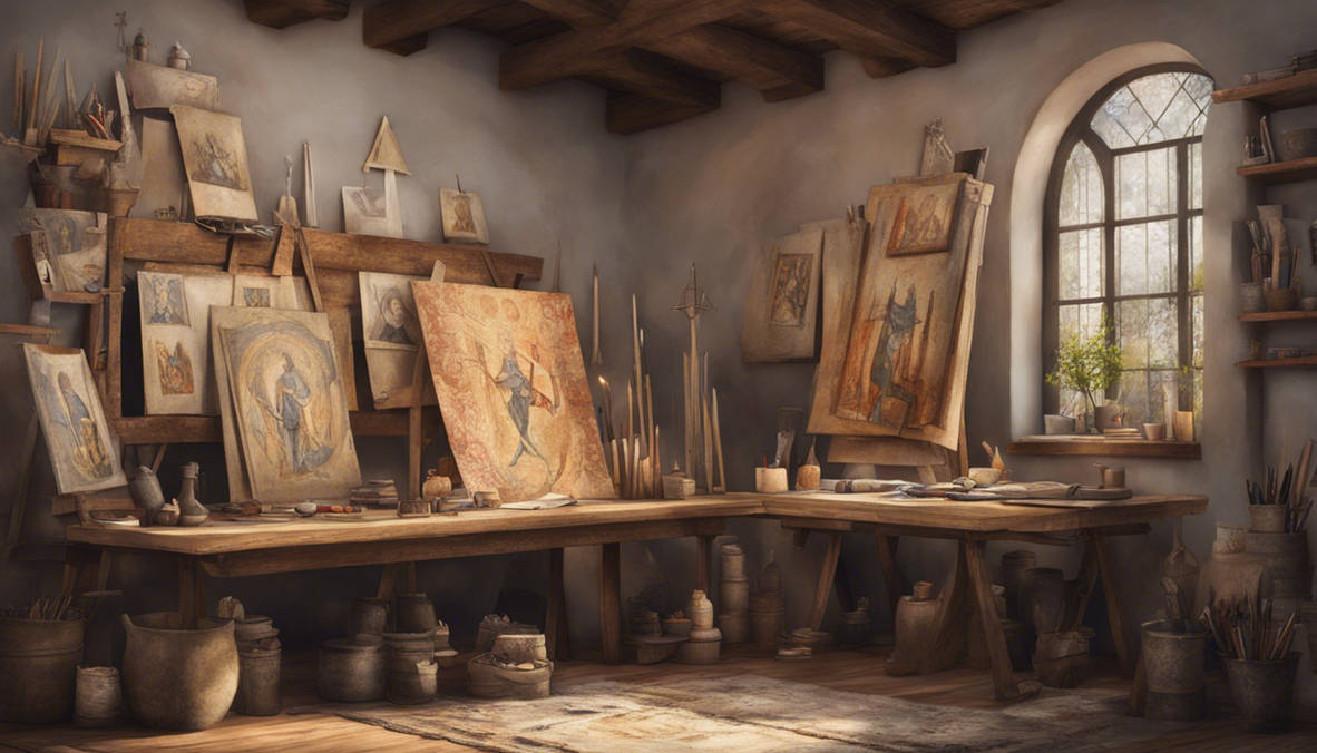 Art creator and studio medieval