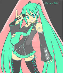 Hatsune Miku on stage