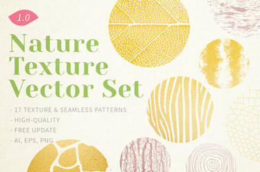 Nature Texture Vector Set