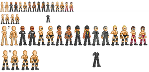 Wrestler Sprites Set 1