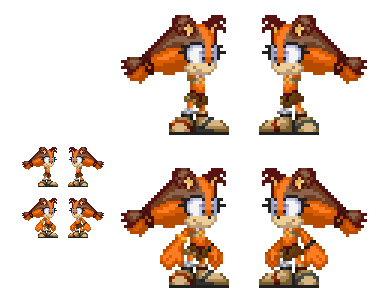 Sticks the Badger - Sonic 3 Style by akumath on DeviantArt