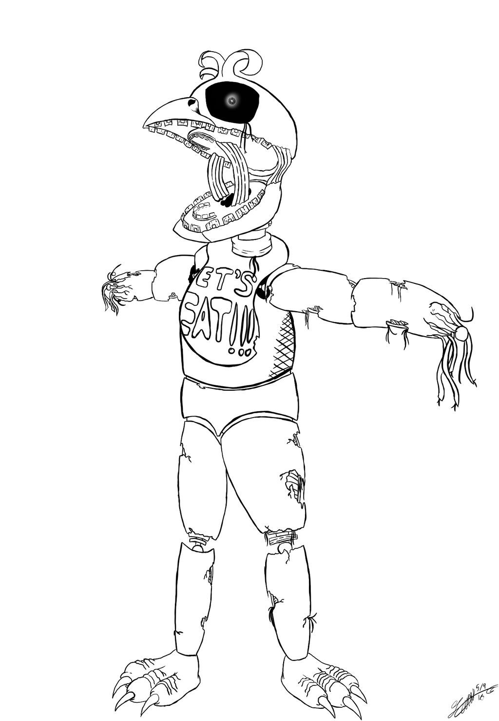 Fnaf Rabbit Base Fnaf Base by LunarFlower2004 on DeviantArt