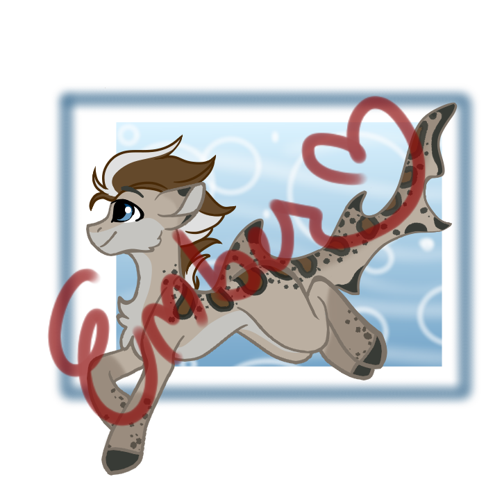 Leopard Shark Pony Adopt (CLOSED)