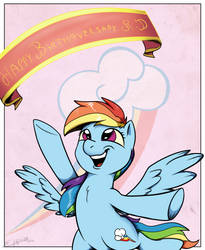 Rainbow Dash's Big Day by SilverHopeXIII