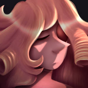 Coral Pearl Digital Painting