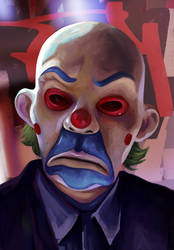 Joker Robber mask