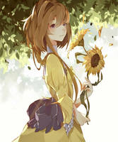 Sunflower girl