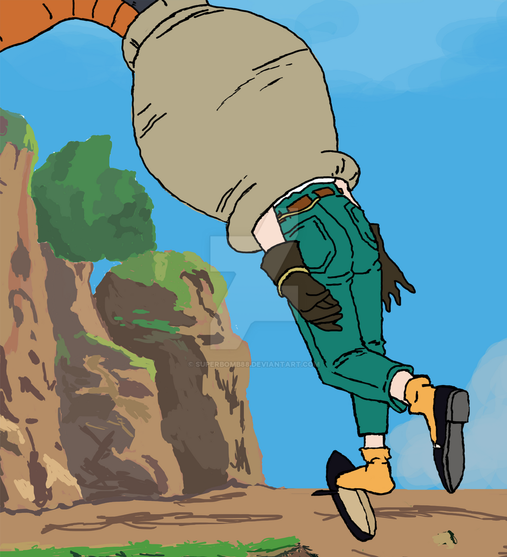 Android 18 Absorb Colored by superbomb88 on DeviantArt