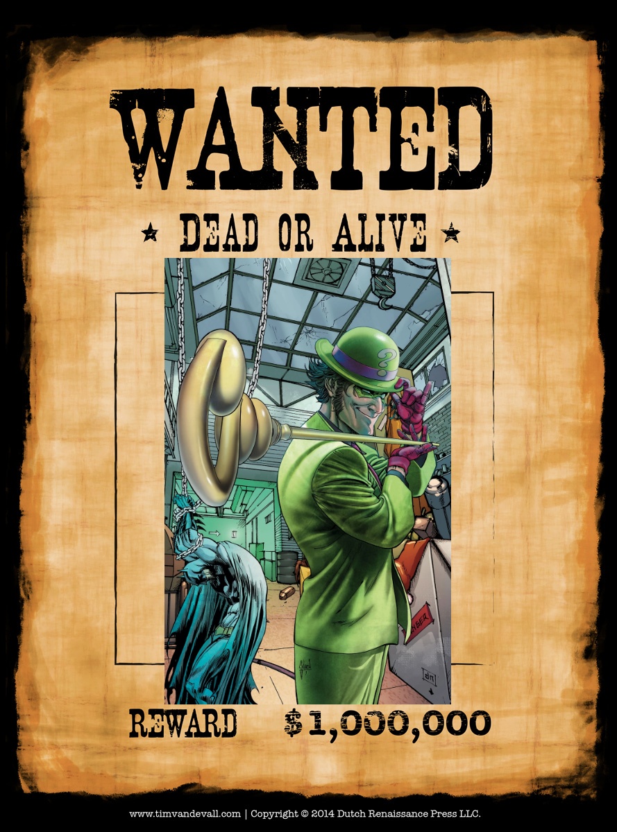 Wanted Riddler Wanted: Riddler (DC) by collecterofpower2639 on DeviantArt
