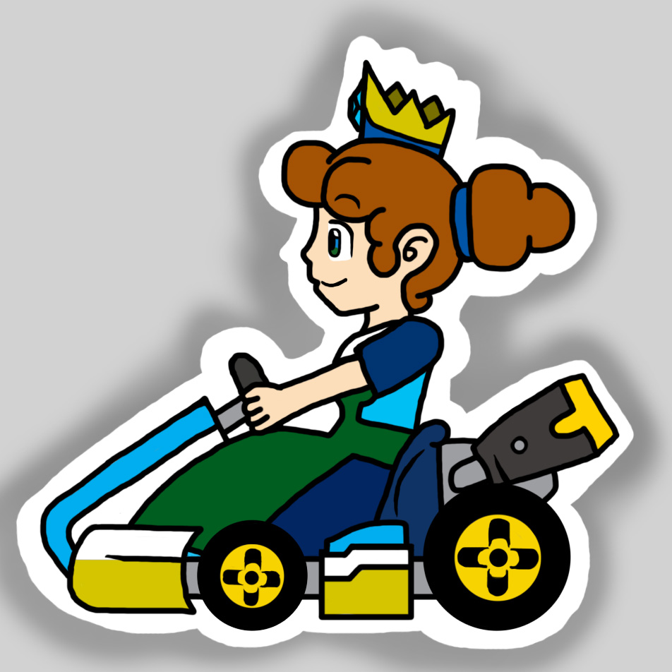 Mario kart 8 Roiality stamp