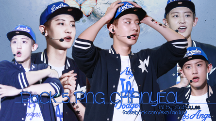 [PACK_PNG] 5 PNG ChanYeol EXO by Chibuu_ss