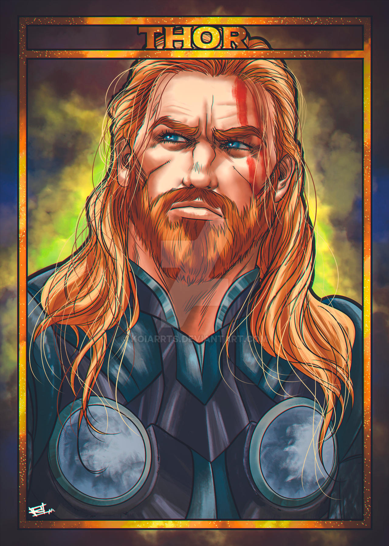 Thor fan art by KoiArrts on DeviantArt