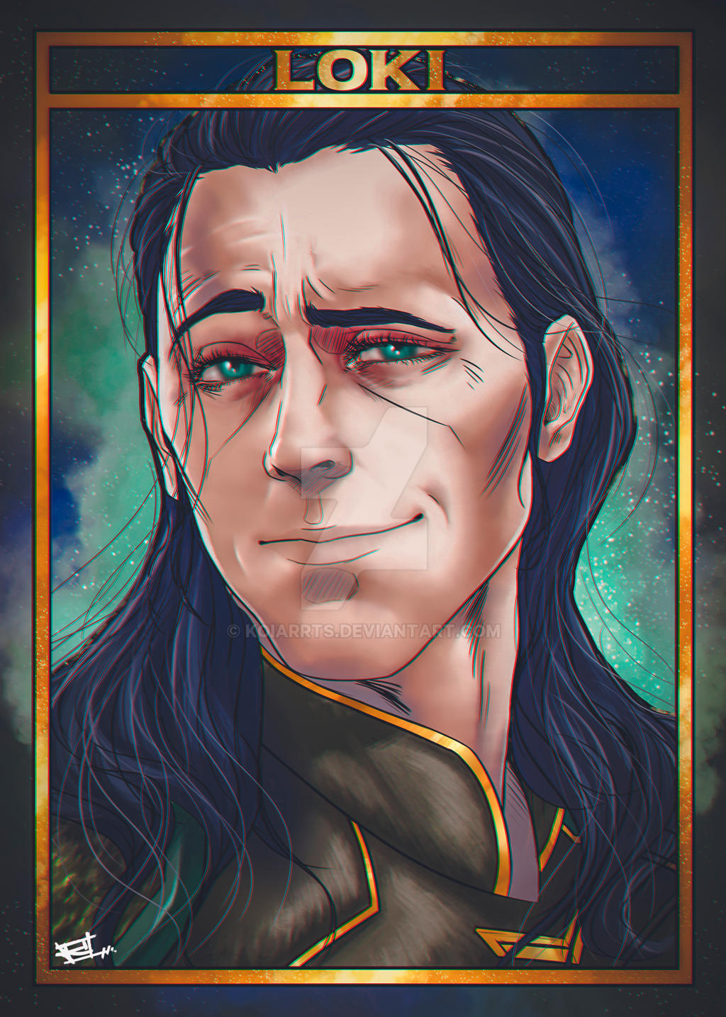 Loki fan art by KoiArrts on DeviantArt