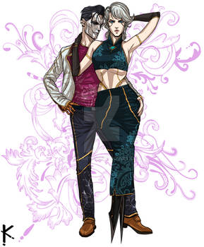 Jhin and Camille casual outfit