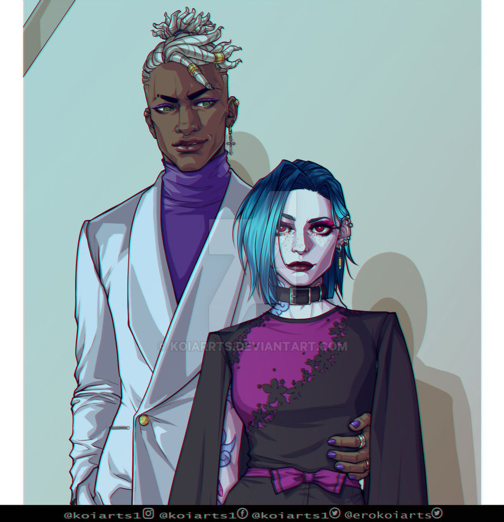 Ekko and Jinx | League of legends by KoiArrts on DeviantArt