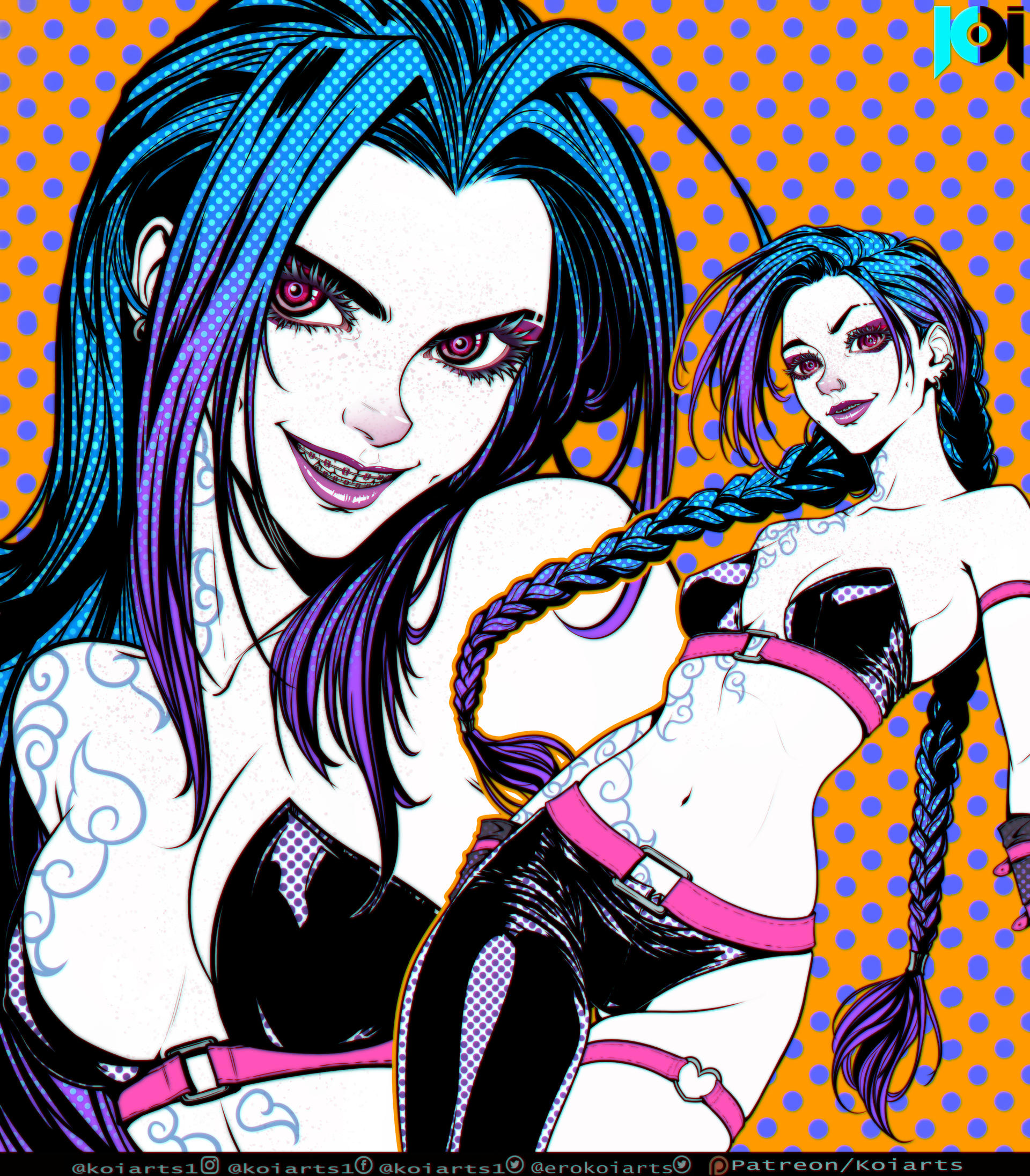 Jinx Fan Art League Of Legends By KoiArrts On DeviantArt jinx-fan-art-league-of-legends-by-koiarrts-on-deviantart