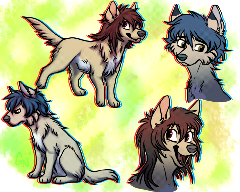 Ame and Yuki by Goldylawk on DeviantArt