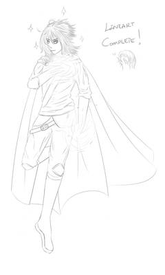 TROVE // Female Gunslinger LINEART -wip-