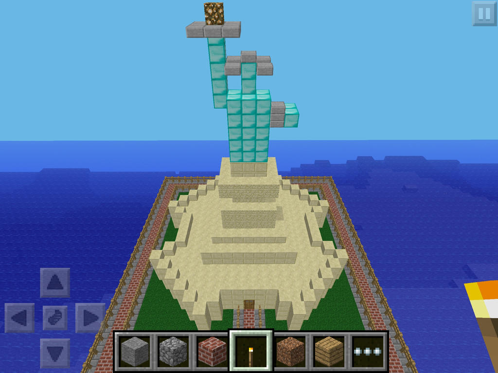 Statue of Liberty Minecraft Pe edition by Winston1001w11 on DeviantArt.