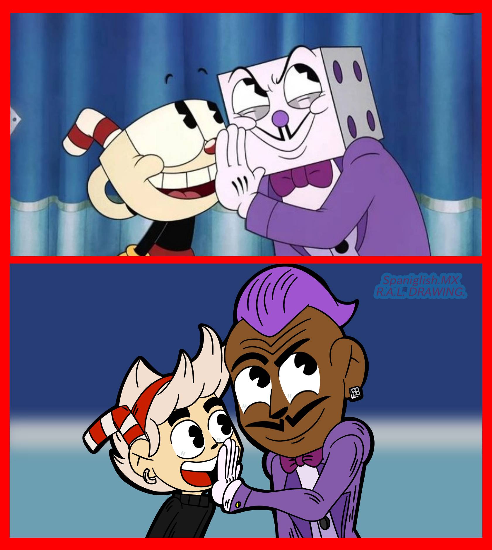 Cuphead Request 2/5 King Dice X Kanna by Bluecupcake01 on DeviantArt