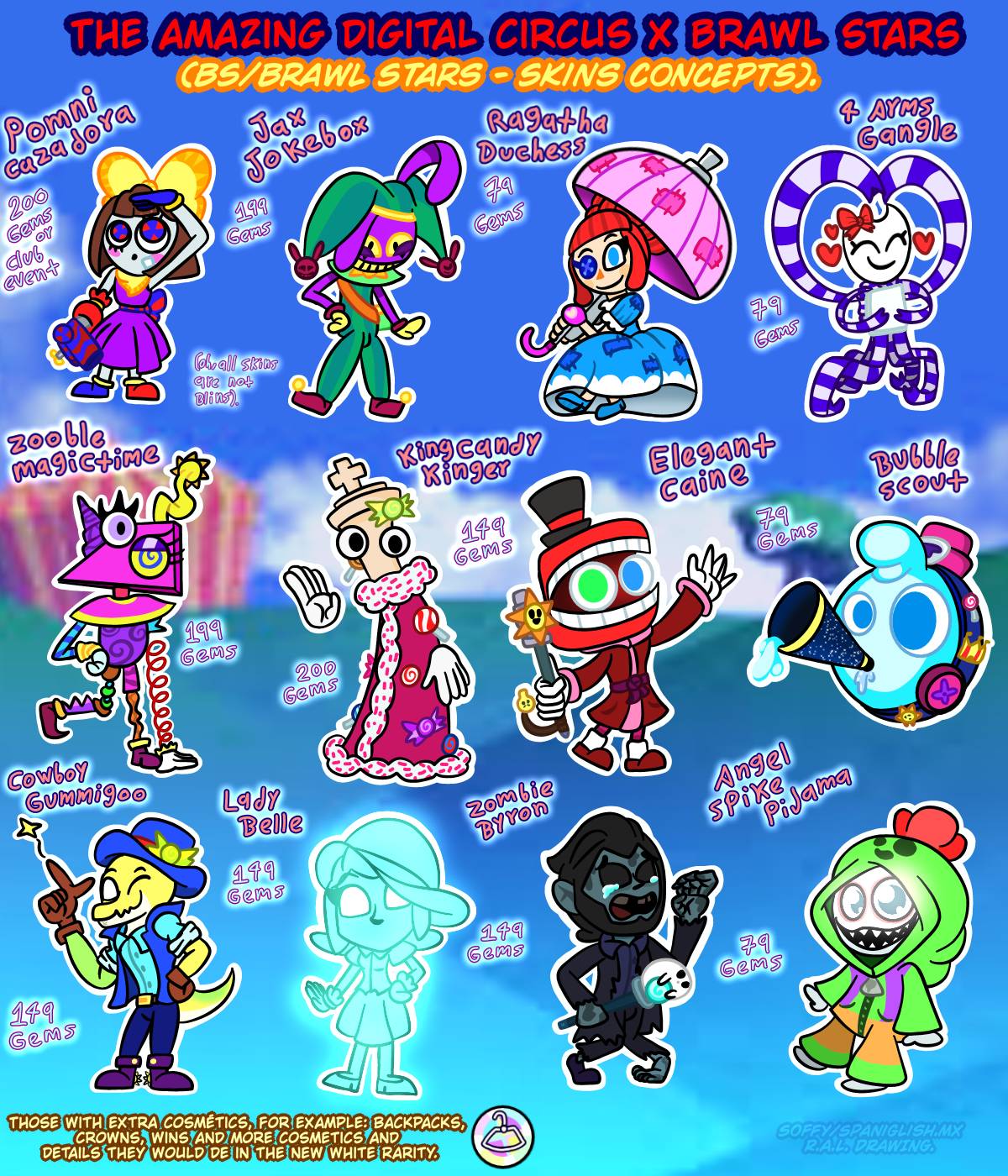 Brawl Custom Deviantart CUSTOM SKINS - BS x TADC (BRAWL STARS - CONCEPTS). by ...