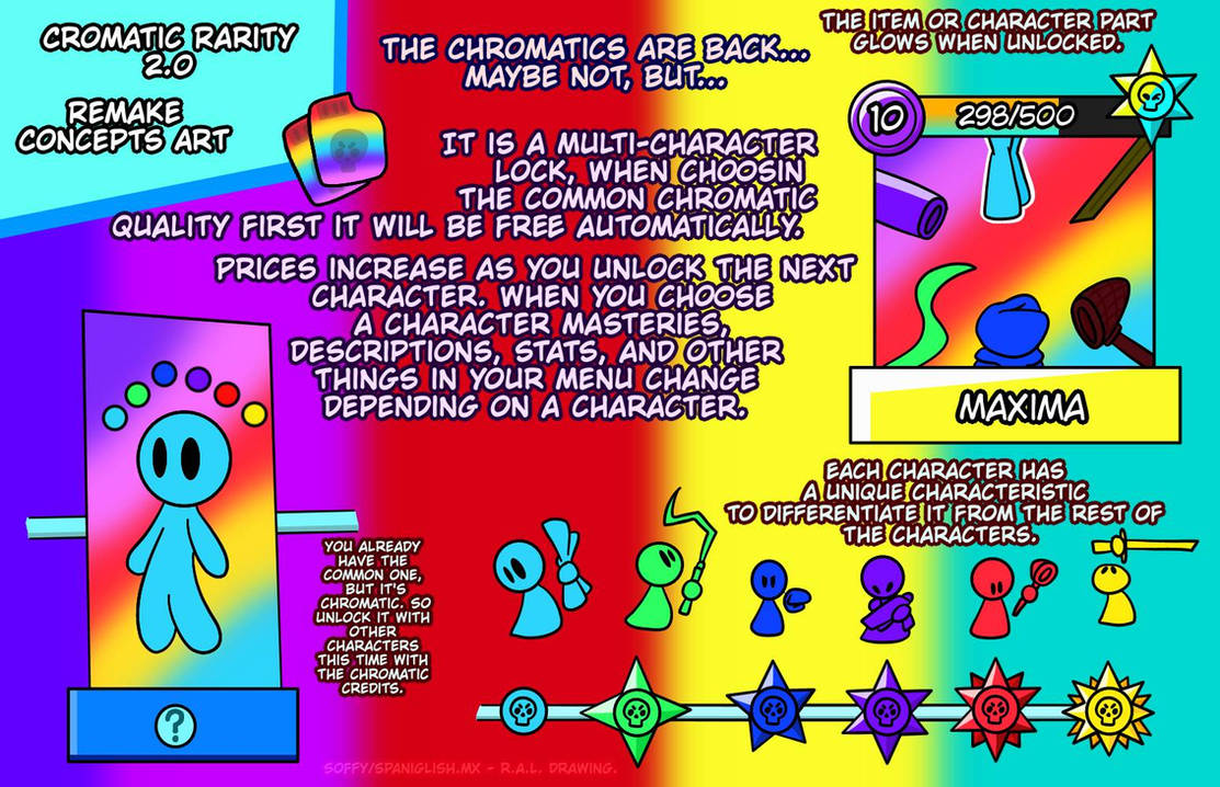Common Rarity Gfx CROMATIC RARITY 2.0 (BS CONCEPT ART) by RemixAnimationLatin on DeviantArt