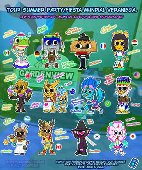 DANDY'S WORLD - GIRA MUNDIAL (OC'S EVENT).