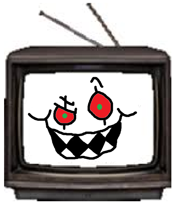 Omega Flowey, but with Chara's face on the TV - Drawception