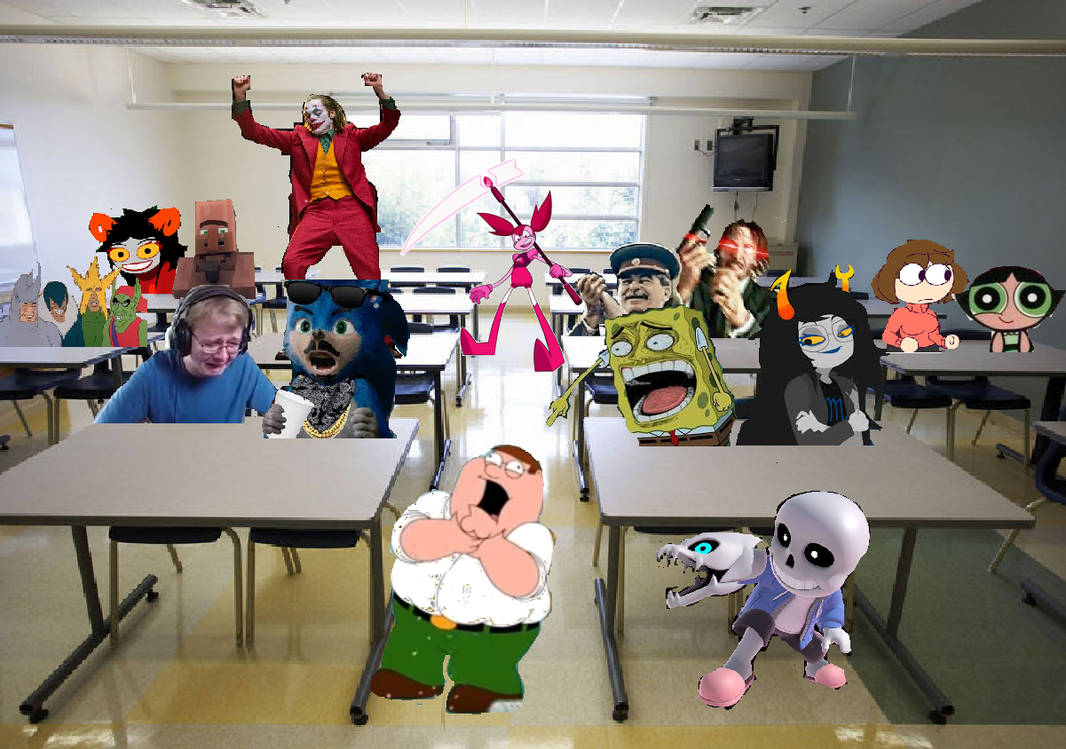 Classroom Meme Template (My version) by zambranasebastian514 on DeviantArt
