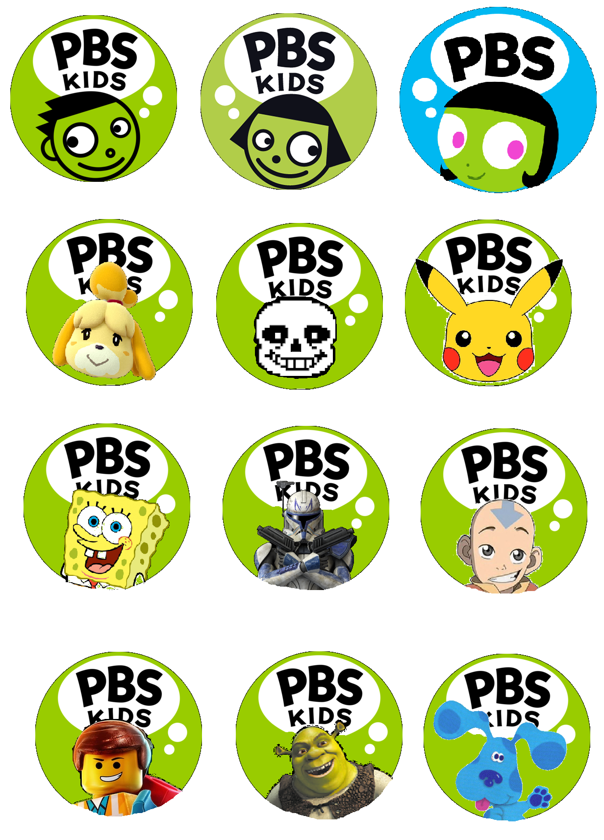 PBS Kids Logos With Other Characters by zambranasebastian514 on DeviantArt