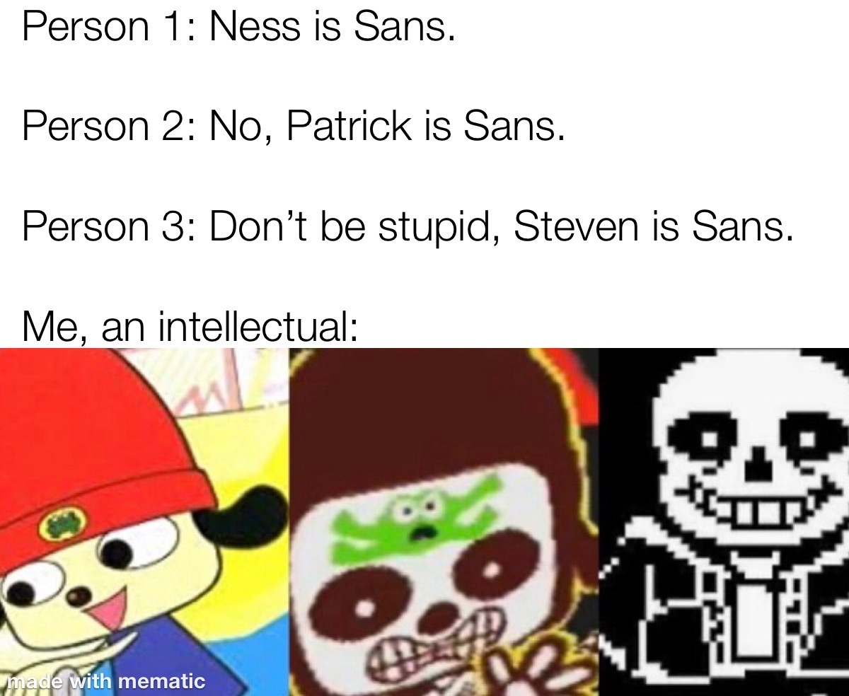 Sans The Rapper Parappa The Rapper Is Sans Confirmed by zambranasebastian514 on DeviantArt