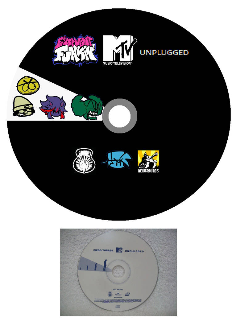 Cd Fnf Mod Friday Night Funkin Unplugged CD Design by zambranasebastian514 on ...