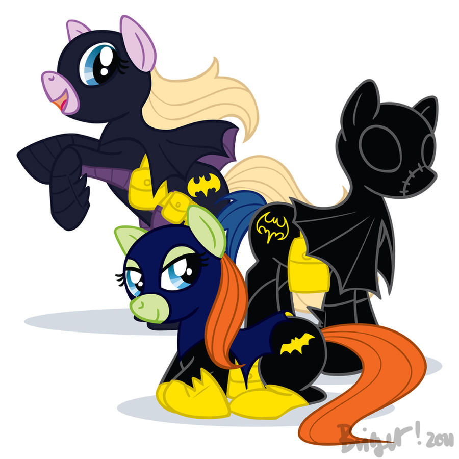 Batgirl Ponies