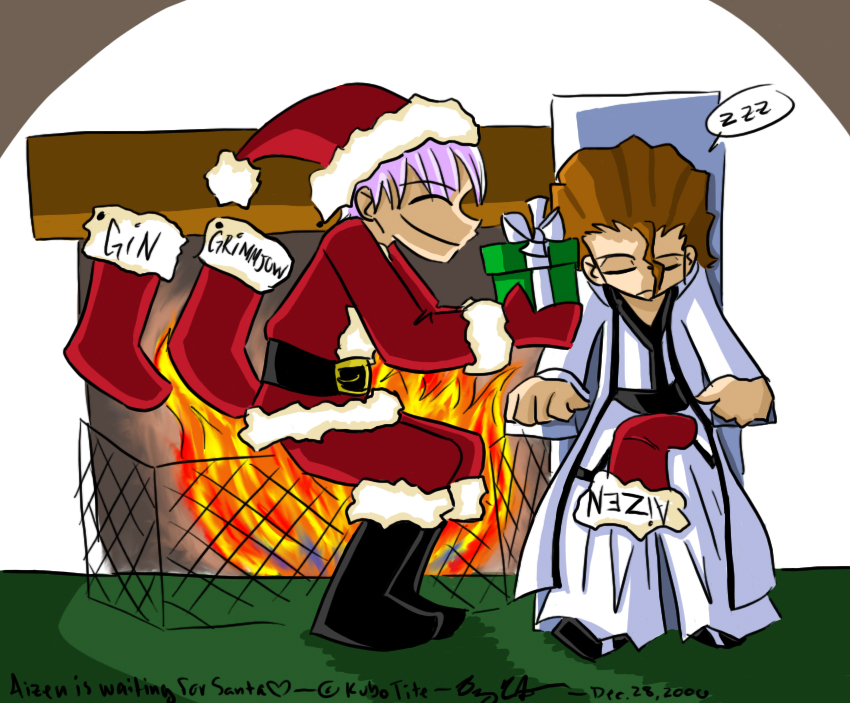 Aizen is waiting for Santa